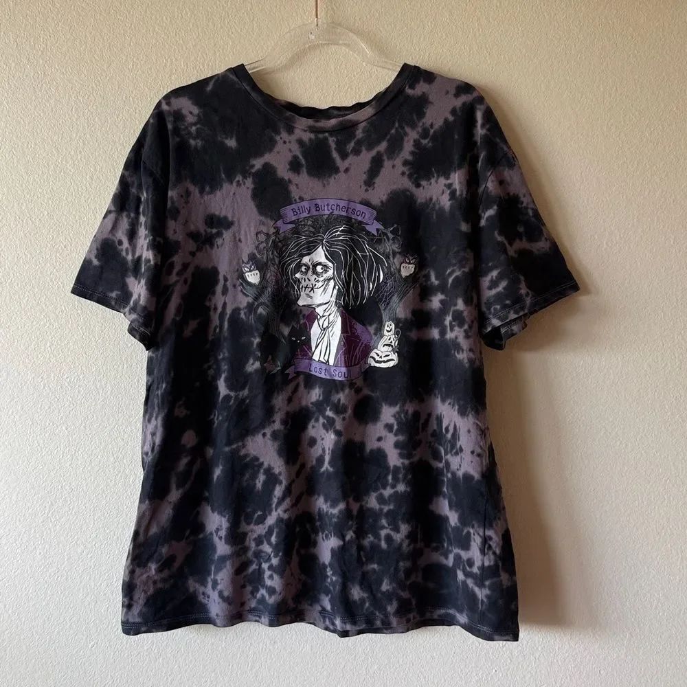 Her Universe Disney Hocus Pocus Billy Butcherson Tie Dye TShirt